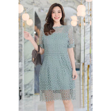 Load image into Gallery viewer, Embroidered Lace Elegant Trendy Formal Dress 836D
