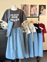 Load image into Gallery viewer, 3in1 Denim Terno Longskirt #5371
