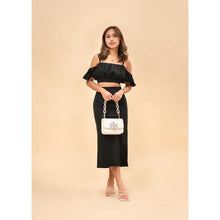 Load image into Gallery viewer, Zinnia Skirt and Off Shoulder Ruffles Crop Top
