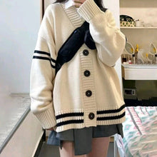 Load image into Gallery viewer, Loose Korean Style Knitted Cardigan
