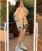 Load image into Gallery viewer, Loose Korean Style Knitted Cardigan
