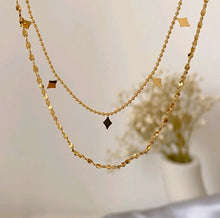 Load image into Gallery viewer, Double Layered Shiny Necklace
