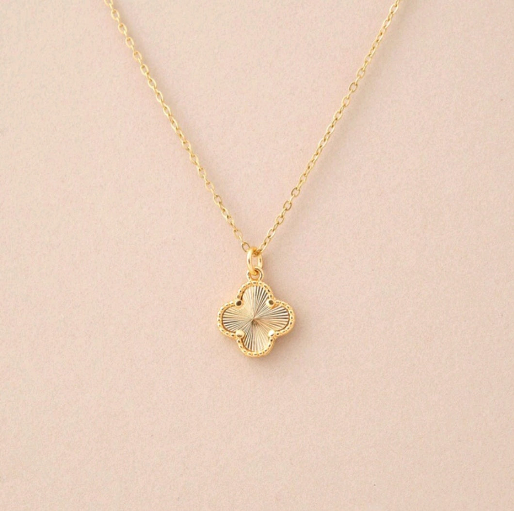 Gold Clover Necklace