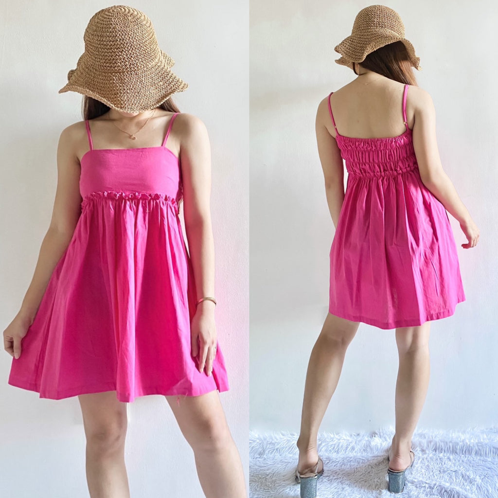 Cindy Ruffled Strappy Mini Dress