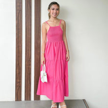 Load image into Gallery viewer, Annika Smocked Halter Maxi Summer Dress
