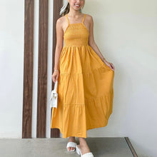 Load image into Gallery viewer, Annika Smocked Halter Maxi Summer Dress
