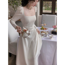 Load image into Gallery viewer, Korean Elegant Puff Dress
