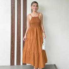 Load image into Gallery viewer, Annika Smocked Halter Maxi Summer Dress
