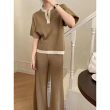 Load image into Gallery viewer, V-Neck Knitted Terno Pants #6351
