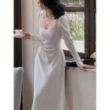 Load image into Gallery viewer, Korean Elegant Puff Dress
