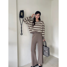 Load image into Gallery viewer, Longsleeve Stripe Knitted Terno Pants #5512
