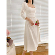 Load image into Gallery viewer, Korean Elegant Puff Dress
