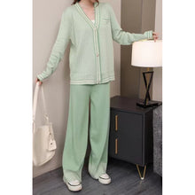 Load image into Gallery viewer, Pastel Color Knitted Terno Pants #9758
