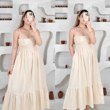 Load image into Gallery viewer, Amanda Ruffled Baby Doll Maxi Dress
