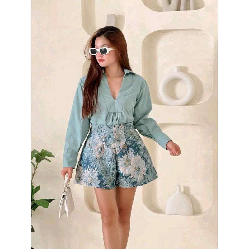 Lauren Blouse & Short Set