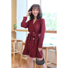 Load image into Gallery viewer, Longsleeves Blazer Style Dress
