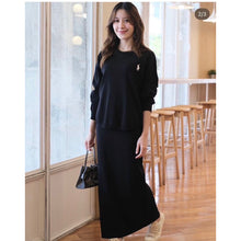 Load image into Gallery viewer, Knitted Longsleeve Terno Longskirt #1906
