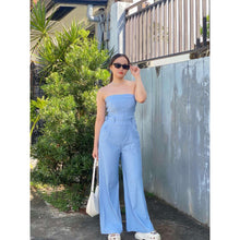 Load image into Gallery viewer, Haidee Tube Style Wide Leg Jumpsuit
