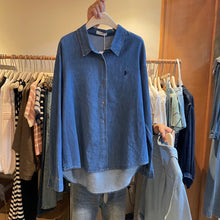 Load image into Gallery viewer, Denim Polo Top #7527
