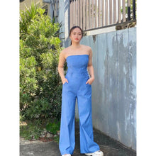 Load image into Gallery viewer, Haidee Tube Style Wide Leg Jumpsuit
