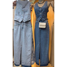 Load image into Gallery viewer, Denim Terno Longskirt #7295
