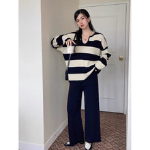 Load image into Gallery viewer, Stripe Knitted Terno #8606
