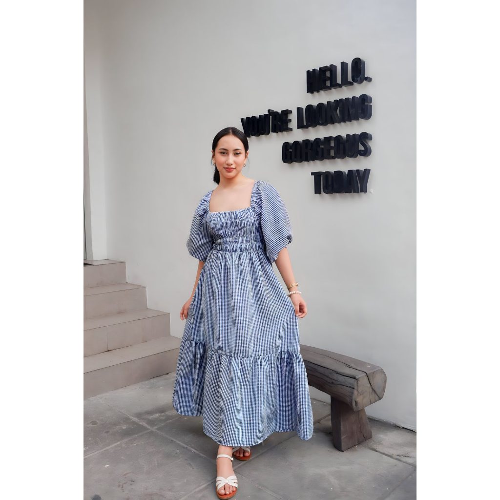 Andi Gingham Maxi Dress