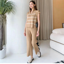 Load image into Gallery viewer, Korean Knitted Terno Pants With Zipper #9715
