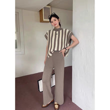 Load image into Gallery viewer, Korean Knitted Terno Pants #6615
