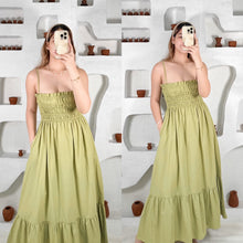 Load image into Gallery viewer, Amanda Ruffled Baby Doll Maxi Dress
