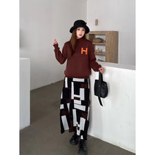 Load image into Gallery viewer, Longsleeve Knitted Terno LongSkirt #2708
