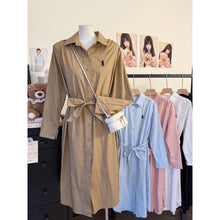 Load image into Gallery viewer, Longsleeve Midi Dress w/Belt #7998
