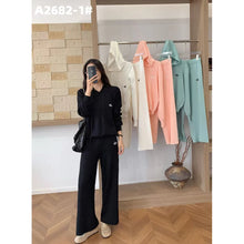 Load image into Gallery viewer, Longsleeve Hoodie Knitted Terno Pants #A2862-1
