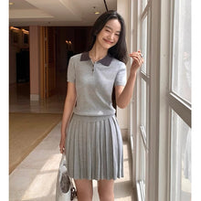 Load image into Gallery viewer, Knitted Skirt Set 973

