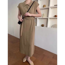 Load image into Gallery viewer, Short Sleeve Knitted Maxi Dress #7310
