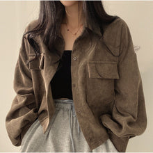 Load image into Gallery viewer, Corduroy Jacket w/ Buttons #2922
