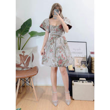 Load image into Gallery viewer, Bonnie Offshie Puff Sleeves Dress
