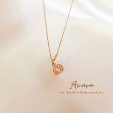 Load image into Gallery viewer, Amara Classic Solitaire Necklace
