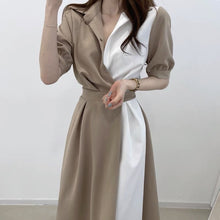 Load image into Gallery viewer, Korean Style Two Toned Dress #C26
