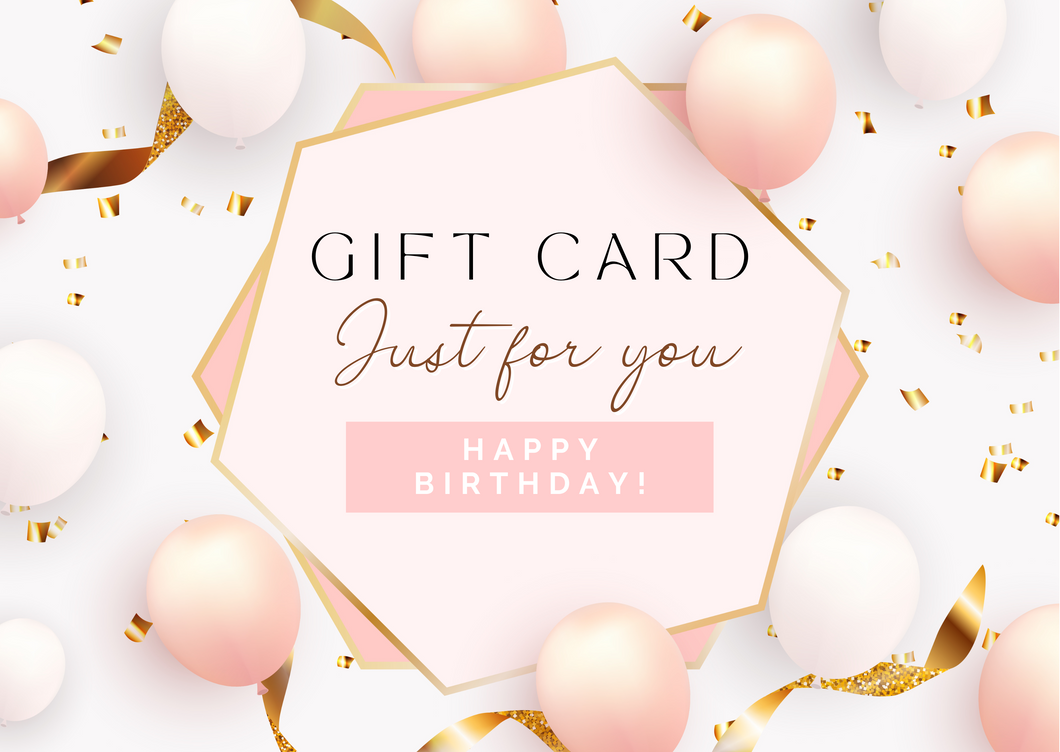 Glam Birthday Gift Card