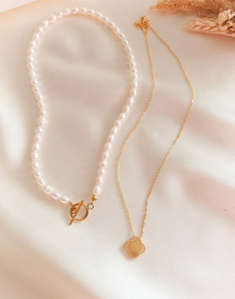 VCA Gold & Pearl Necklace