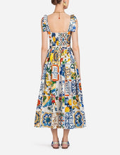 Load image into Gallery viewer, Vintage Print Dress #A2731
