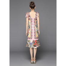 Load image into Gallery viewer, Vintage Print Dress #A2564
