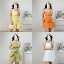 Load image into Gallery viewer, Self-tie Pleated Linen Set EM250
