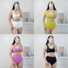 Load image into Gallery viewer, Basic 2pc Swimsuit w/ Head Band EM268
