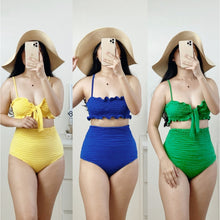 Load image into Gallery viewer, Multi-way Smocked Swimsuit EM252
