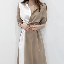 Load image into Gallery viewer, Korean Style Two Toned Dress #C26
