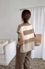 Load image into Gallery viewer, Big Stripe Knitted Top #9133
